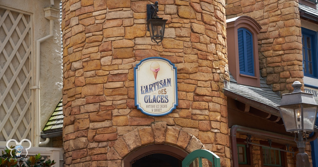 The ice cream shop in EPCOT is open from Noon to 9:00 PM and can get a long line throughout the day.