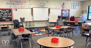 This is what my classroom looked like before a new batch of students arrive for a new school year. Did you notice the Disney touches?