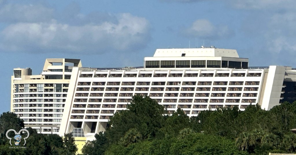 Disney's Contemporary Resort. You can walk to Magic Kingdom from this deluxe resort.