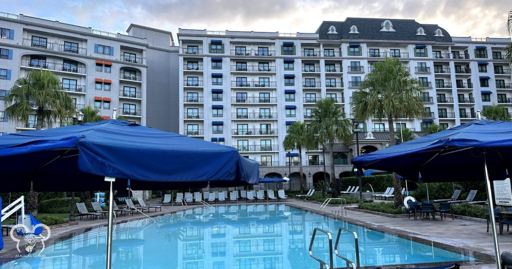 Disney's Riviera Resort and secondary pool, one of the best Disney resorts you can stay at.