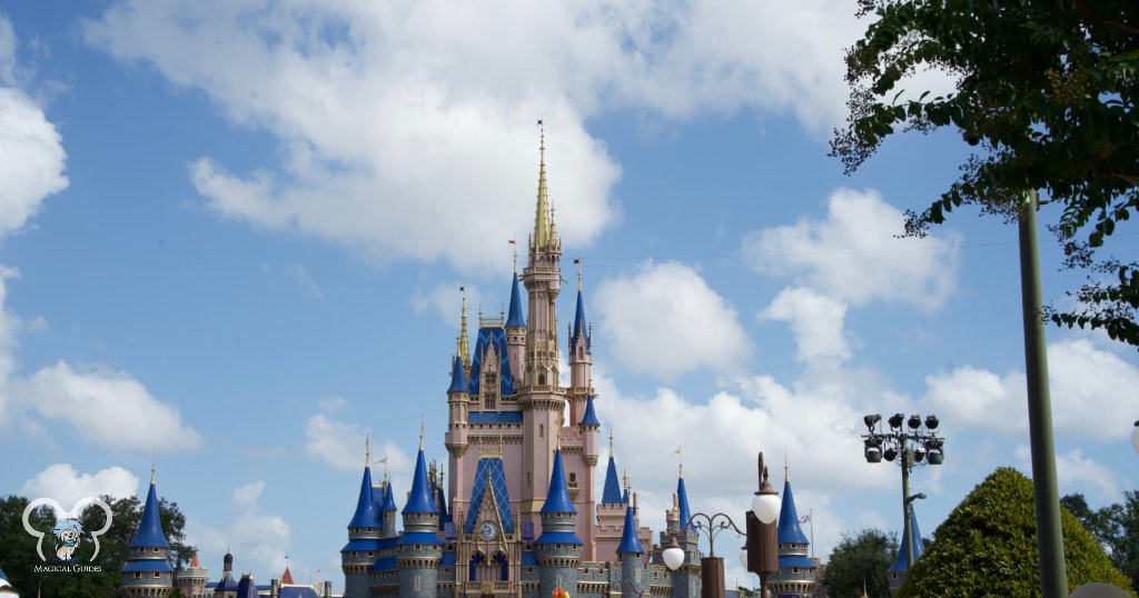 Magic Kingdom Castle on a beautiful Florida day.