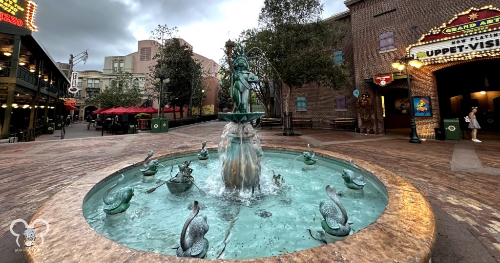 Muppet Vision in Hollywood Studios right before a storm. The park started to clear out and was pretty empty after the rain.