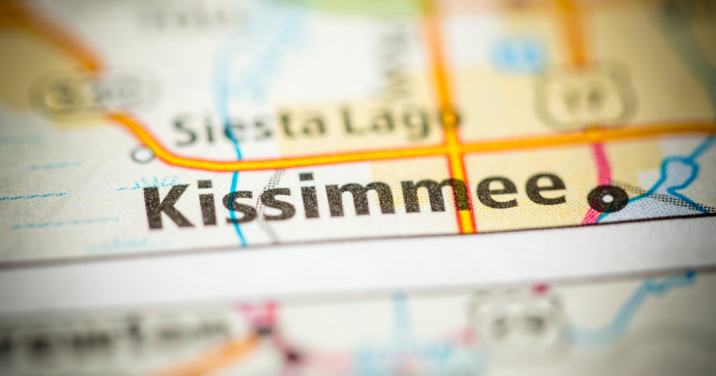 Map of Kissimmee, Florida
